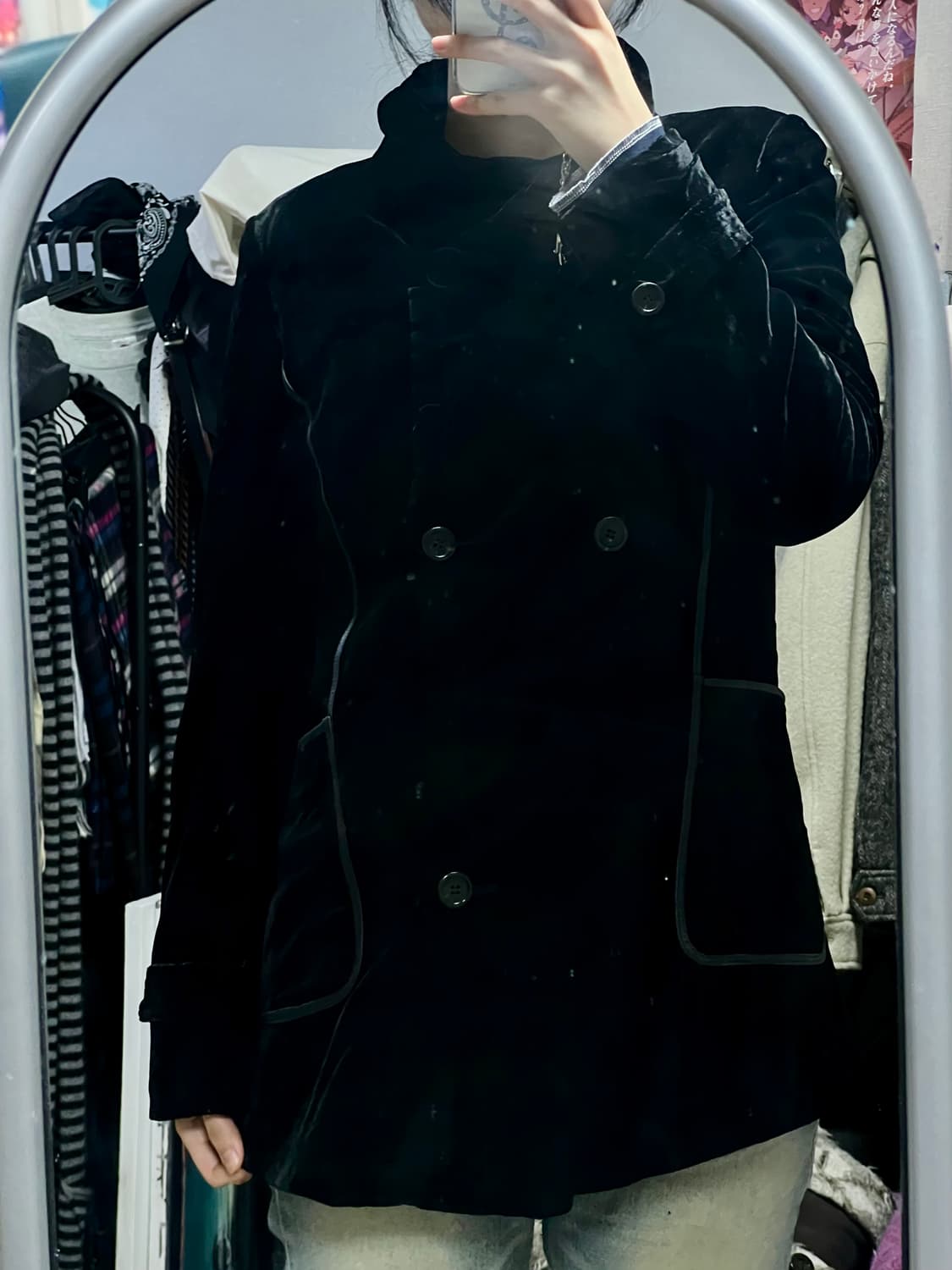 미샤 MICHHA 벨벳 자켓 상품이미지5