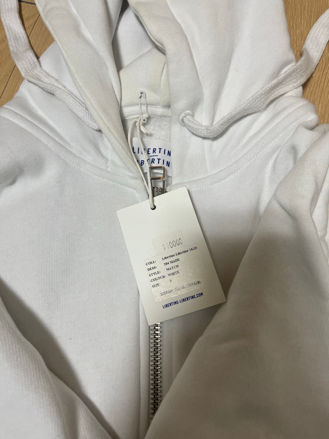 Libertine Libertine 후드 집업 화이트 상품이미지7