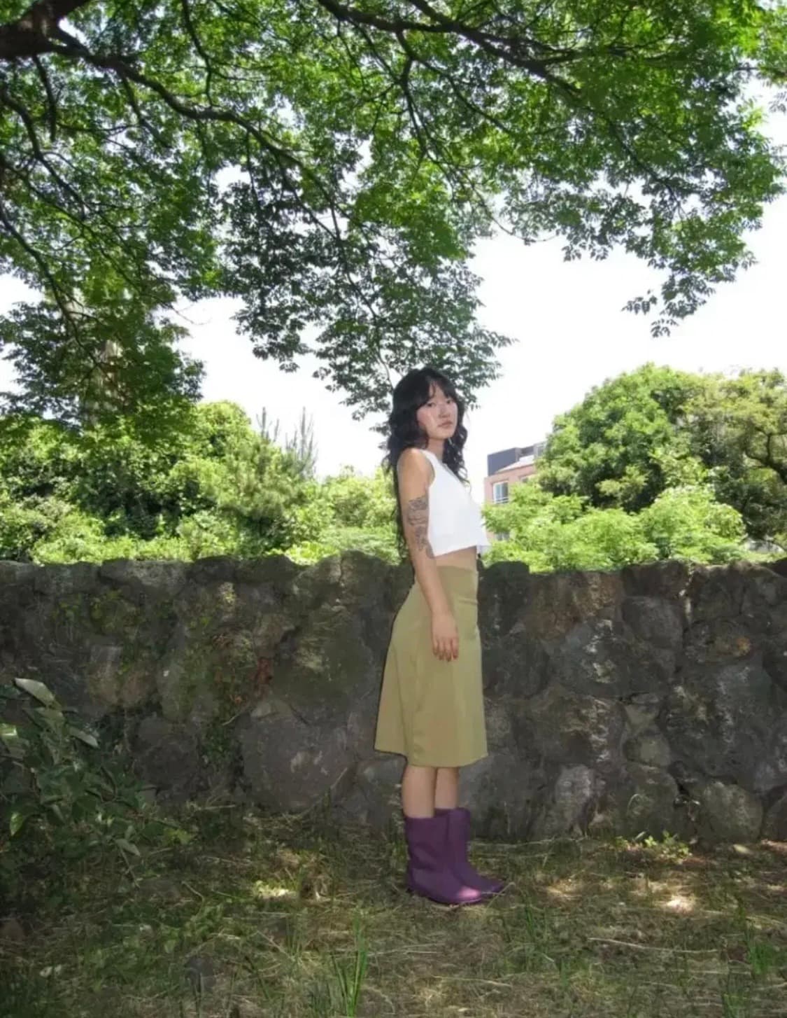 earthjigu midi skirt 사이즈 1 상품이미지1