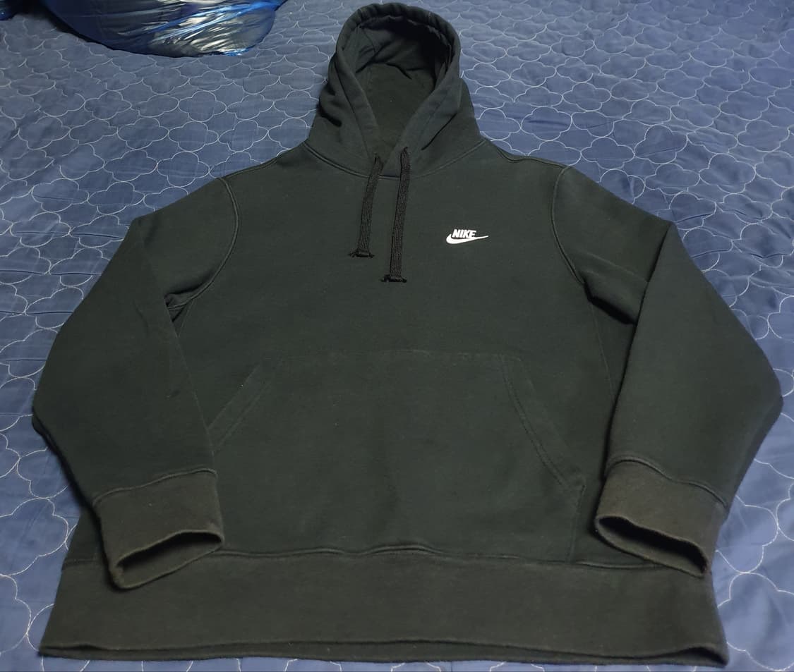 (해외판) 나이키 NSW클럽 기모후드티 블랙 (M) BV2654-010 상품이미지1