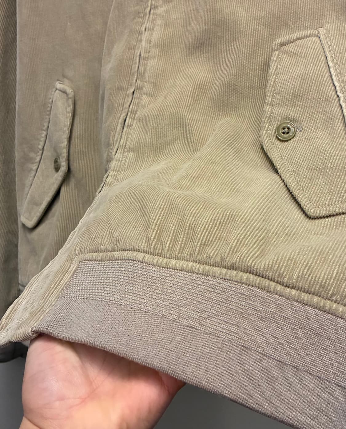 (3/105)POTTERY 포터리 코듀로이 투웨이 해링턴자켓 베이지 상품이미지6