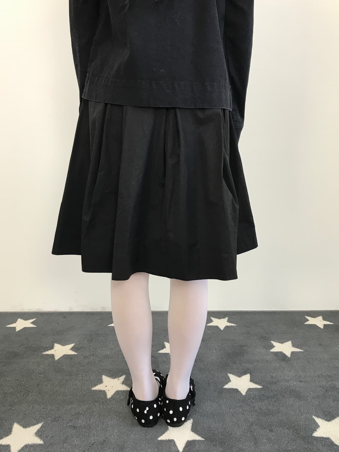 'COS' Black Elastic Waist A-Line Skirt 상품이미지2