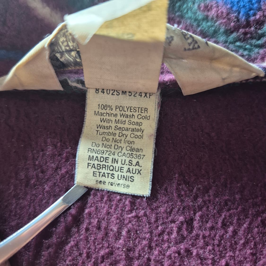 90s us made 컬럼비아 플리스 상품이미지4