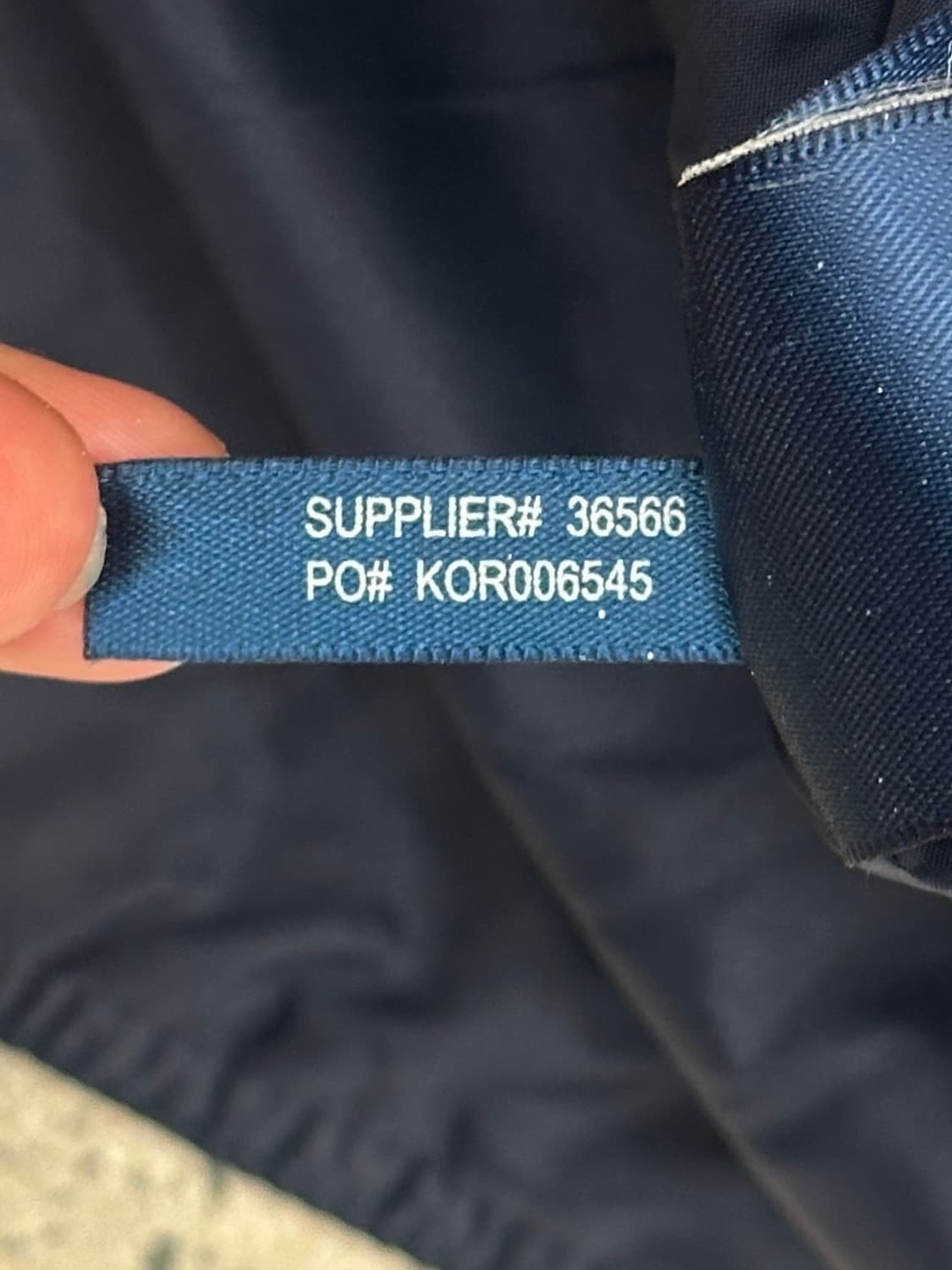 폴로 랄프로렌 네이비 코듀로이 퀼팅 베스트 상품이미지9