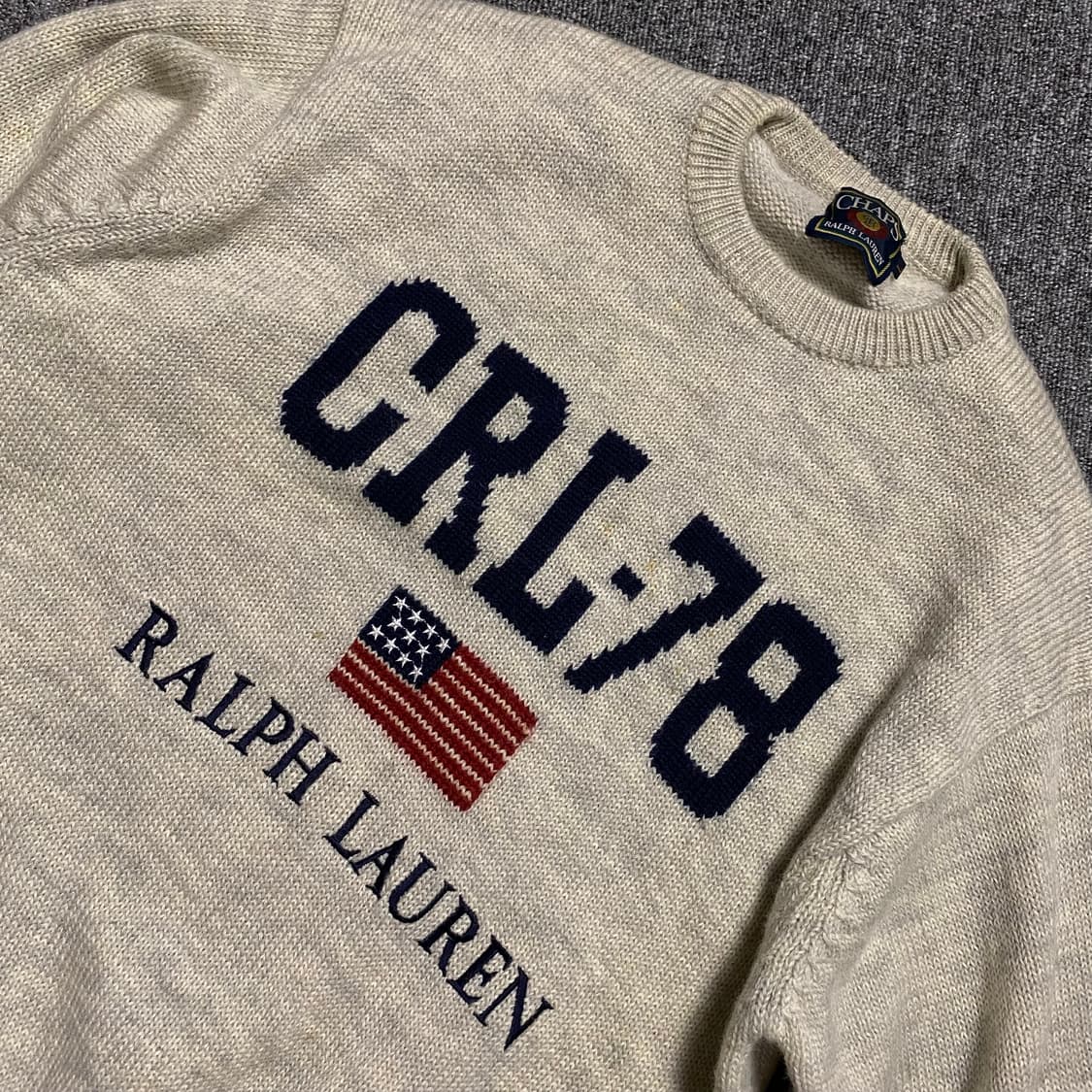 🌊Chaps Ralph lauren oatmeal knit 상품이미지3