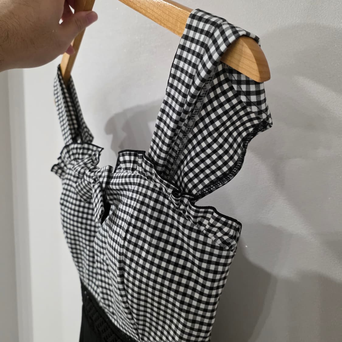 ELIYAH 체크 미니 원피스 55사이즈 상품이미지4