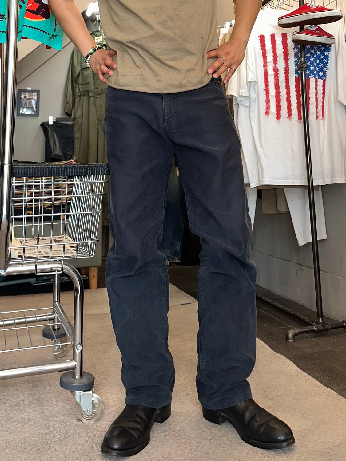 Paul Smith jeans navy pading cotton pant 상품이미지1