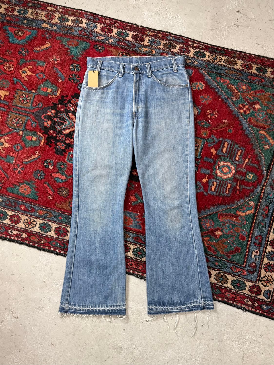 70's USA 빈티지 리바이스 646 벨바텀 리바이스 부츠컷 오렌지탭 상품이미지1