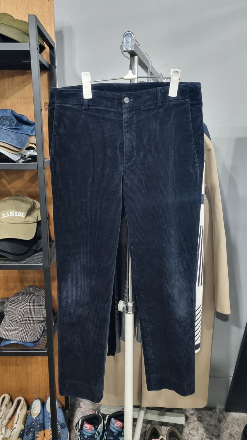 한섬정품) 타임 골덴(코듀로이) 남성용 슬림핏 원터팬츠 허리30 상태좋음 상품이미지1