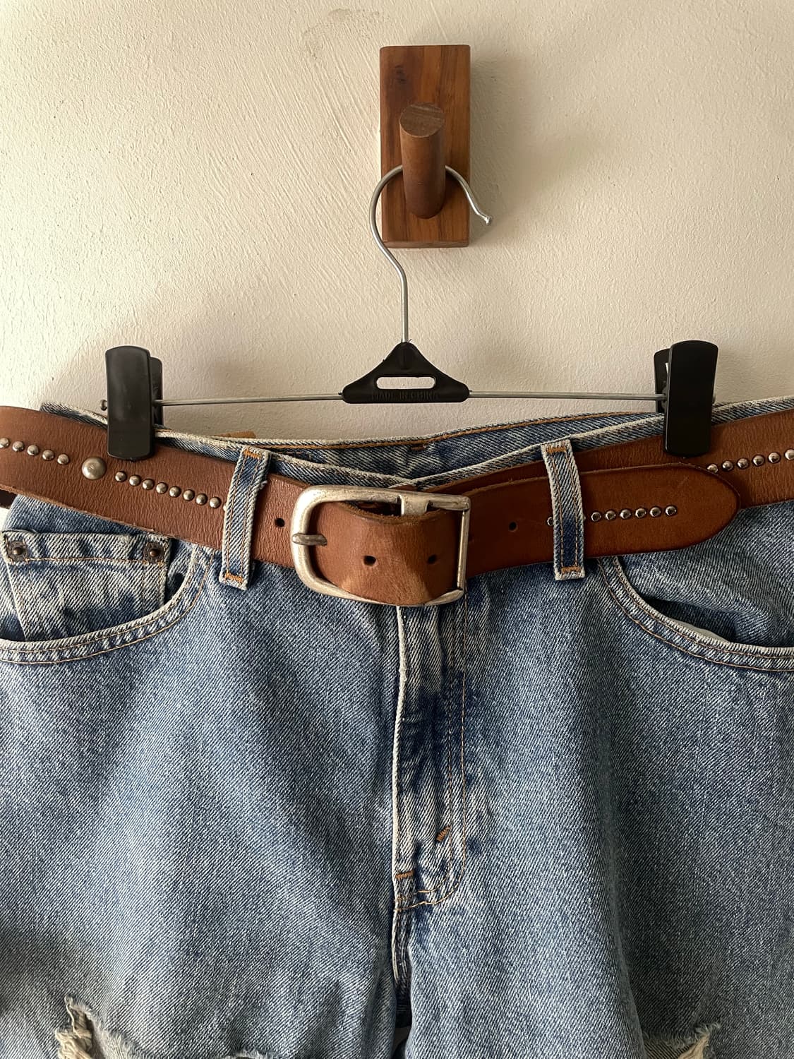 JPN Vintage Leather Belt 상품이미지1
