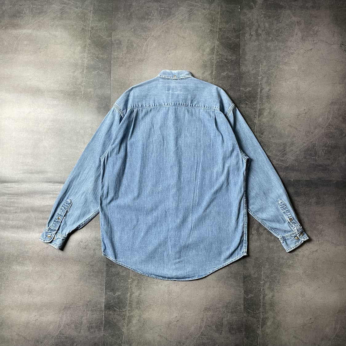 EDDIE BAUER 에디바우어 빈티지 코튼 데님 셔츠 A00458 상품이미지6