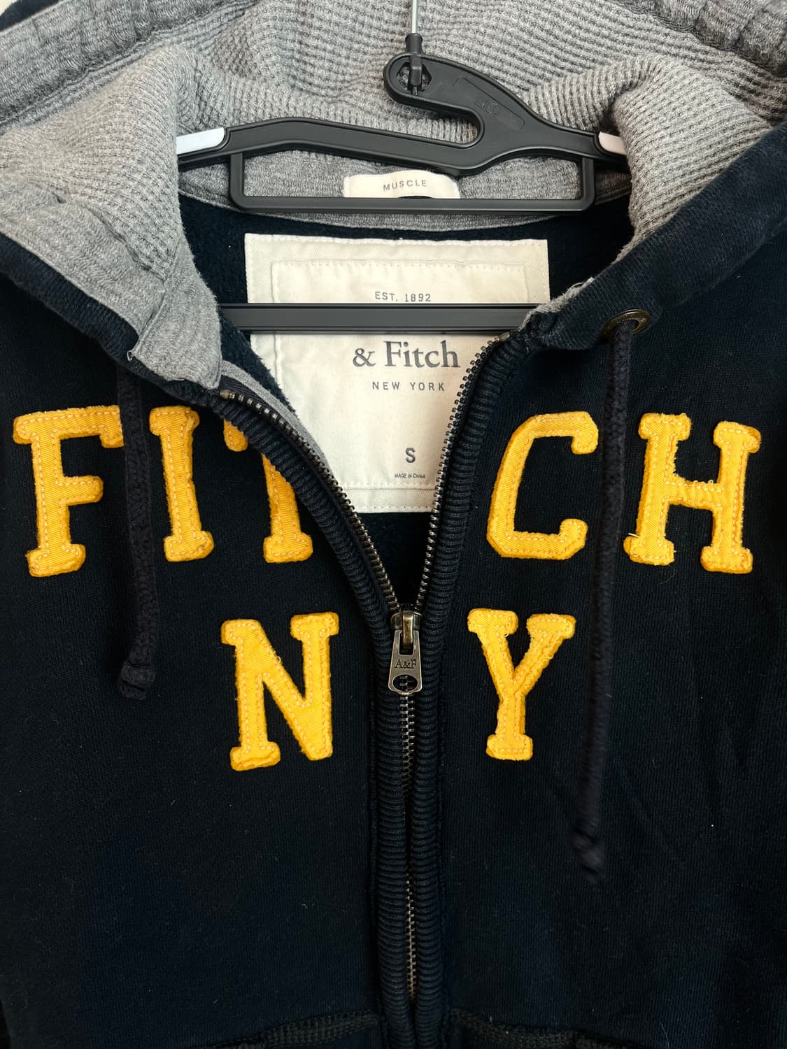 아베크롬비 후드집업 네이비 [S] 상품이미지4