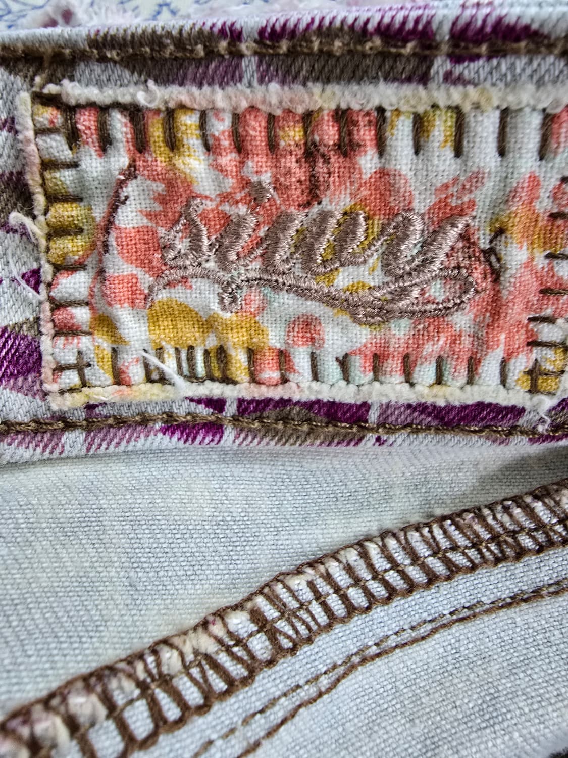 siwy 패턴 데님 반바지 (1973) 상품이미지3