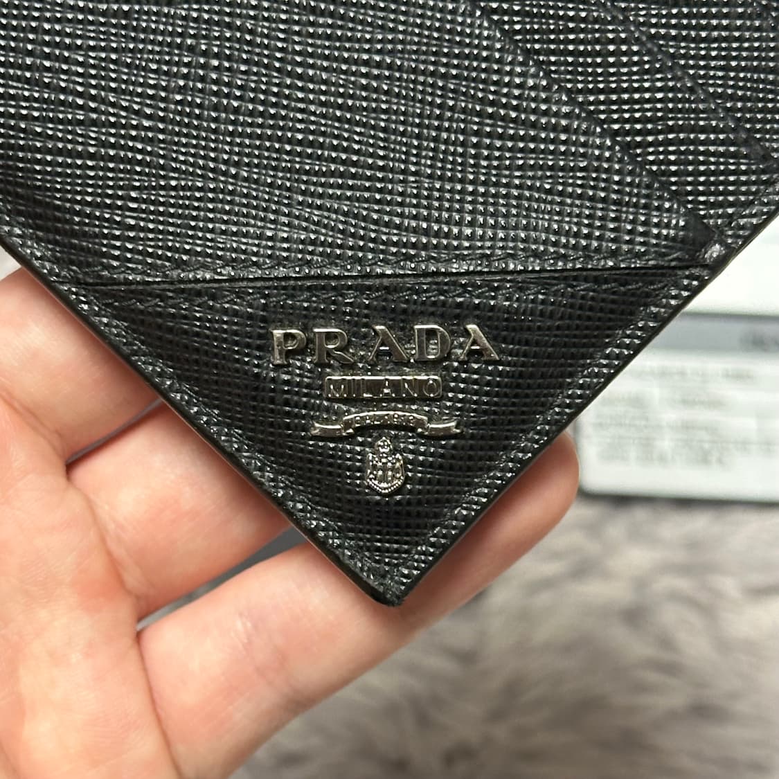 [풀구성] 프라다 사피아노 카드지갑 블랙 상품이미지3