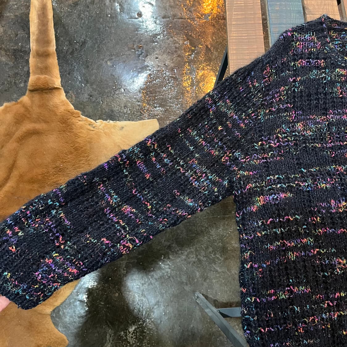 빈티지 핸드메이드 니트 가디건 상품이미지5