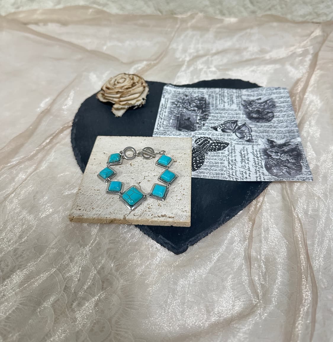 빈티지  터키석 OT고리  팔찌 상품이미지2