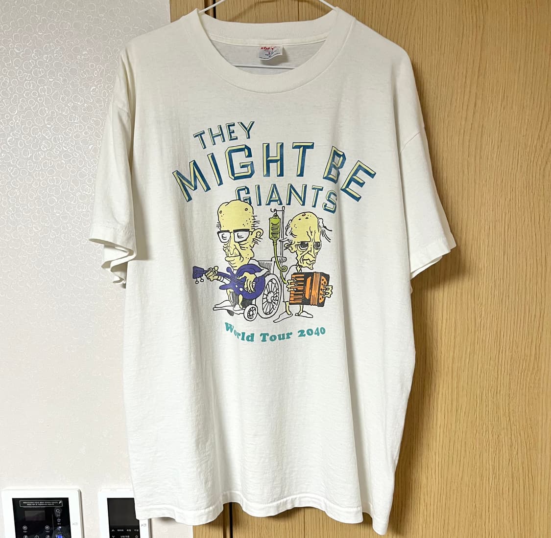 90s 빈티지 밴드티 반팔 티셔츠/ they might be giants 상품이미지1
