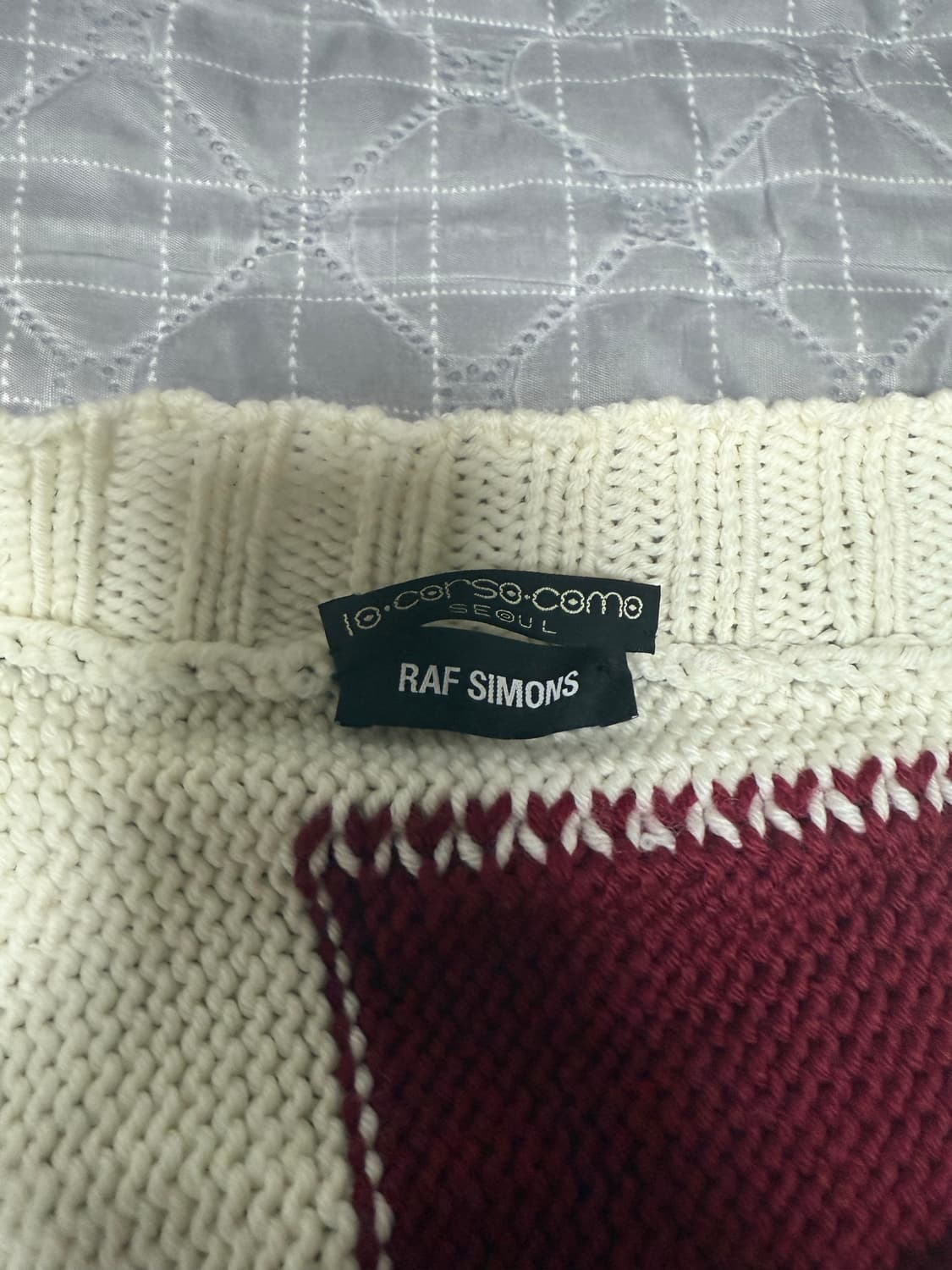 라프시몬스 디스트럭쳐 스웻 가디건 상품이미지5