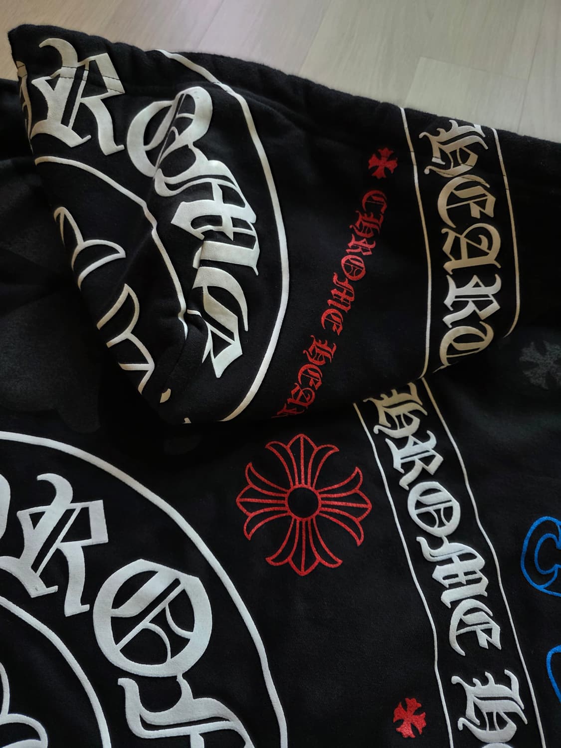 [xxl,새상품급]크롬하츠 스텐실 후드티 상품이미지3