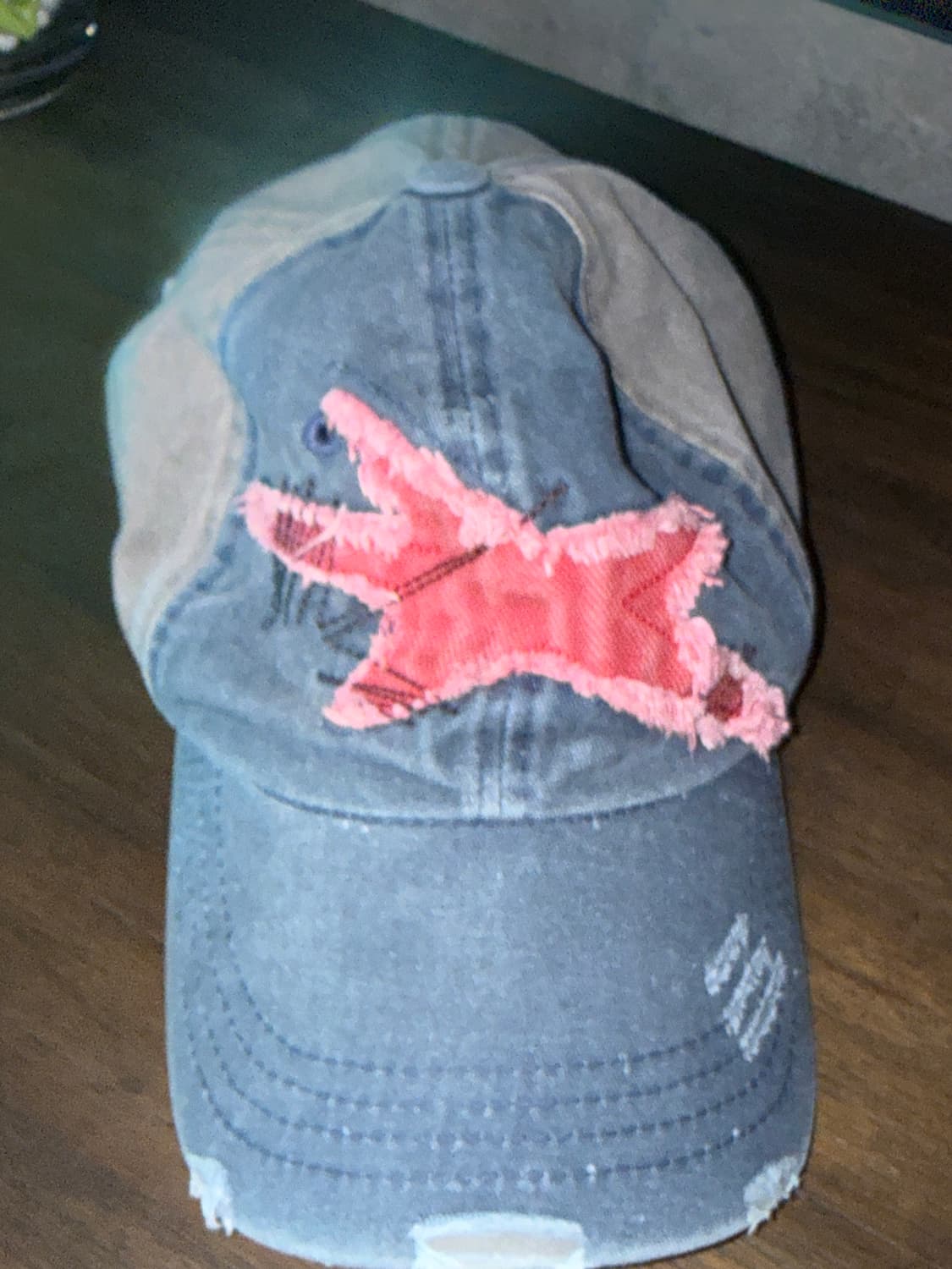 메인부스 데미지 볼캡 ball cap(blue) 상품이미지1