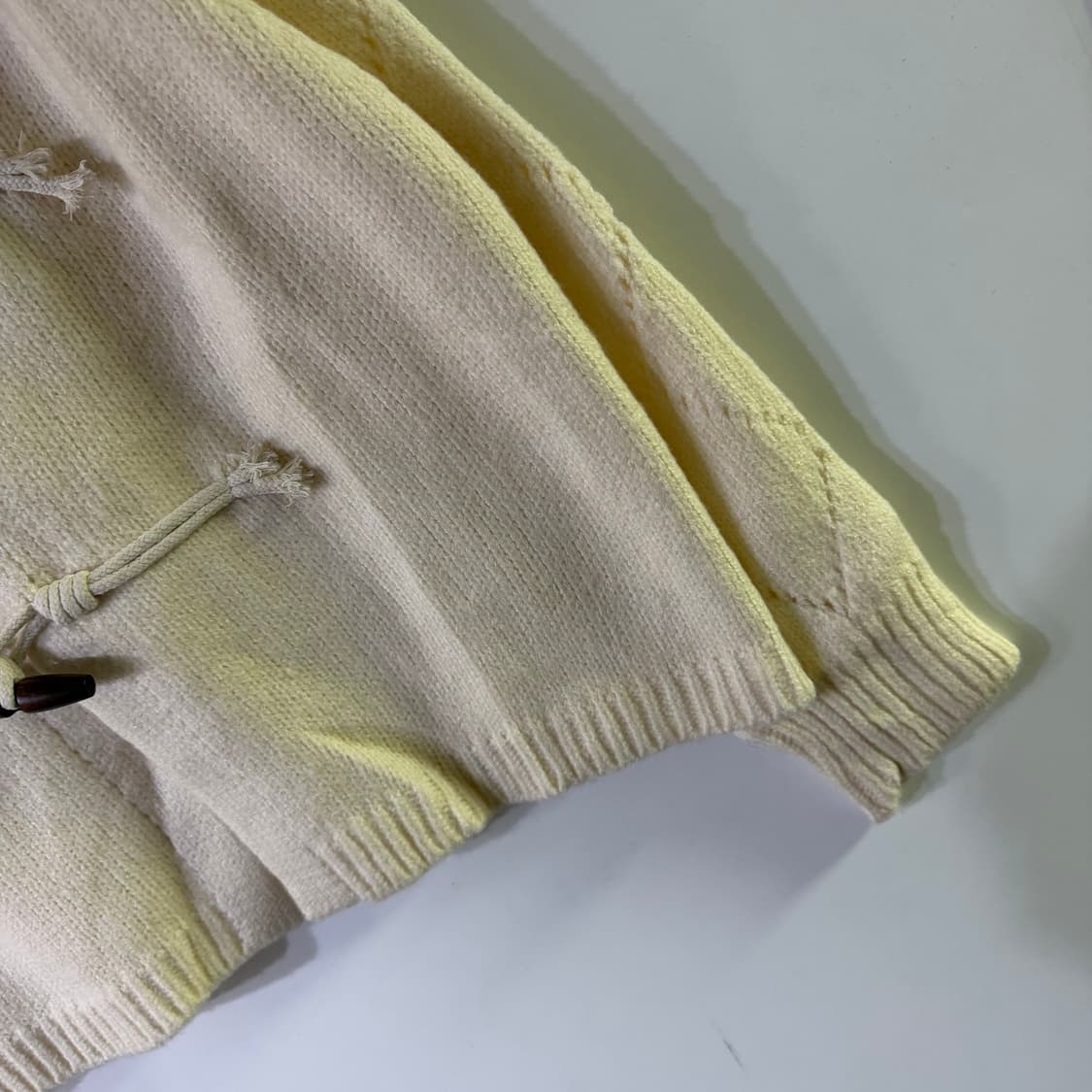 새상품 여자 니트 떡복이 후드 집업 상품이미지5