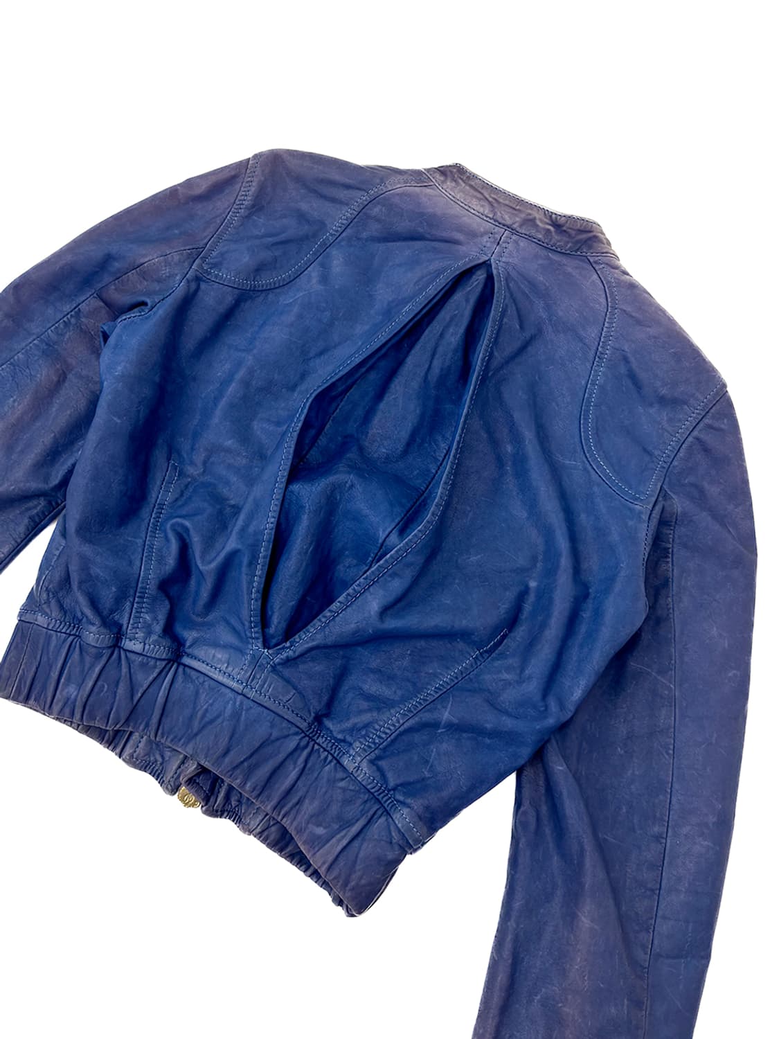 Dsquared2 Blue Leather Jacket/ 40 상품이미지3