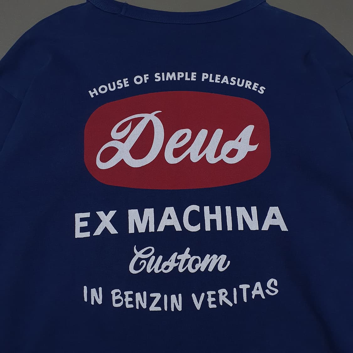 M 정품 데우스 엑스 마키나 스택스 롱슬리브 맨투맨 긴팔티 에스테이트블루 상품이미지3