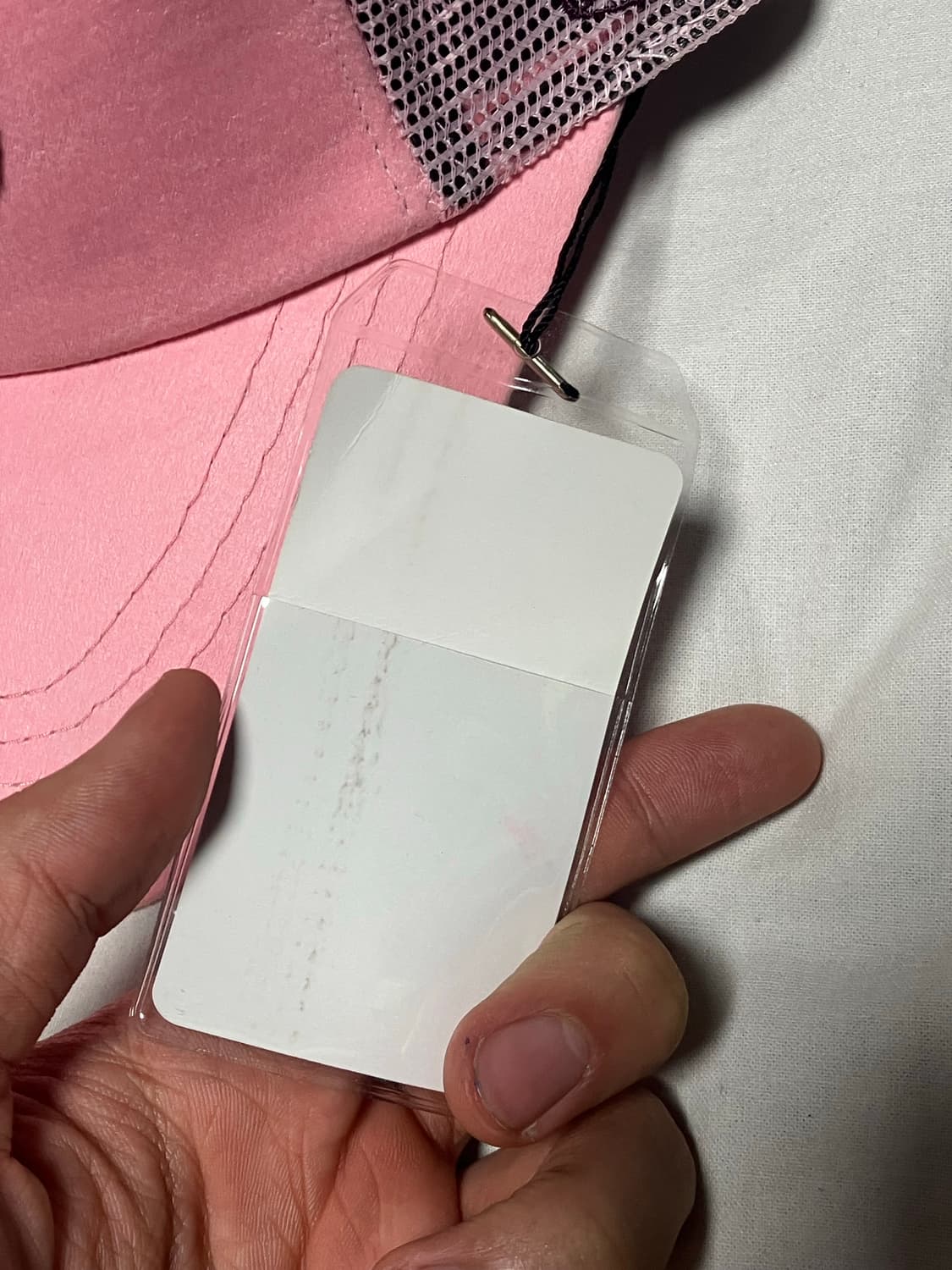 본더치 패치로고 핑크 메쉬 트러커햇 볼캡 상품이미지3