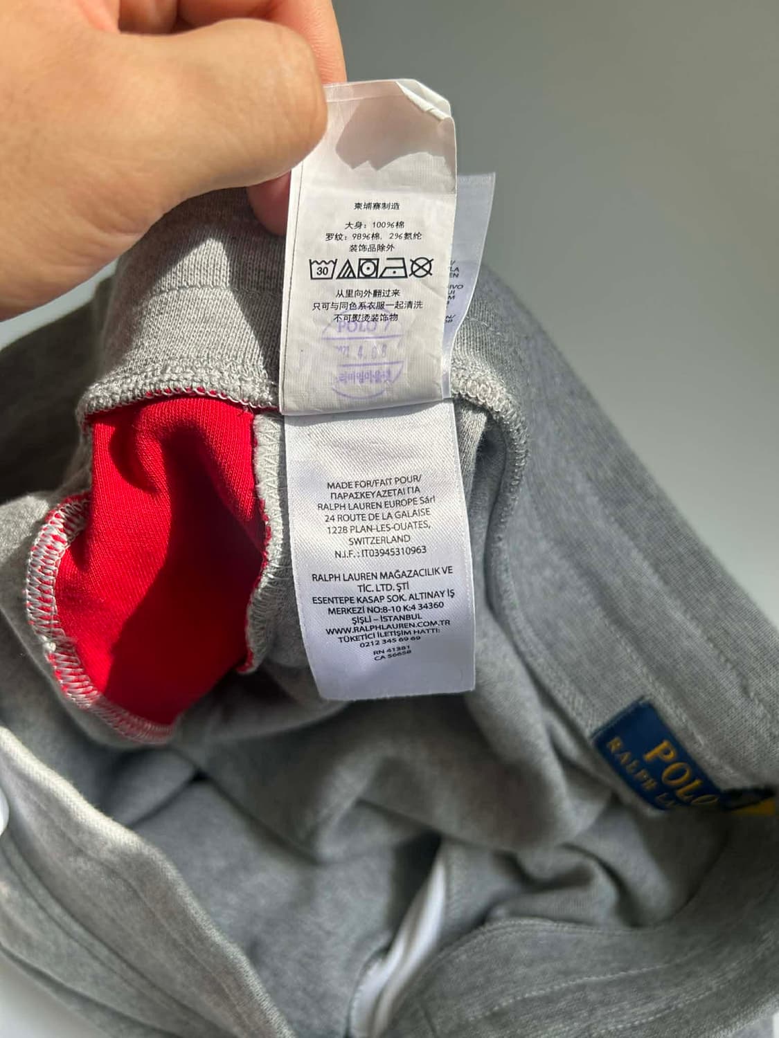 [S] 폴로 랄프로렌 신형 큐알 애슬래틱 로고 스웨트 쇼츠 하프 팬츠 반 상품이미지6