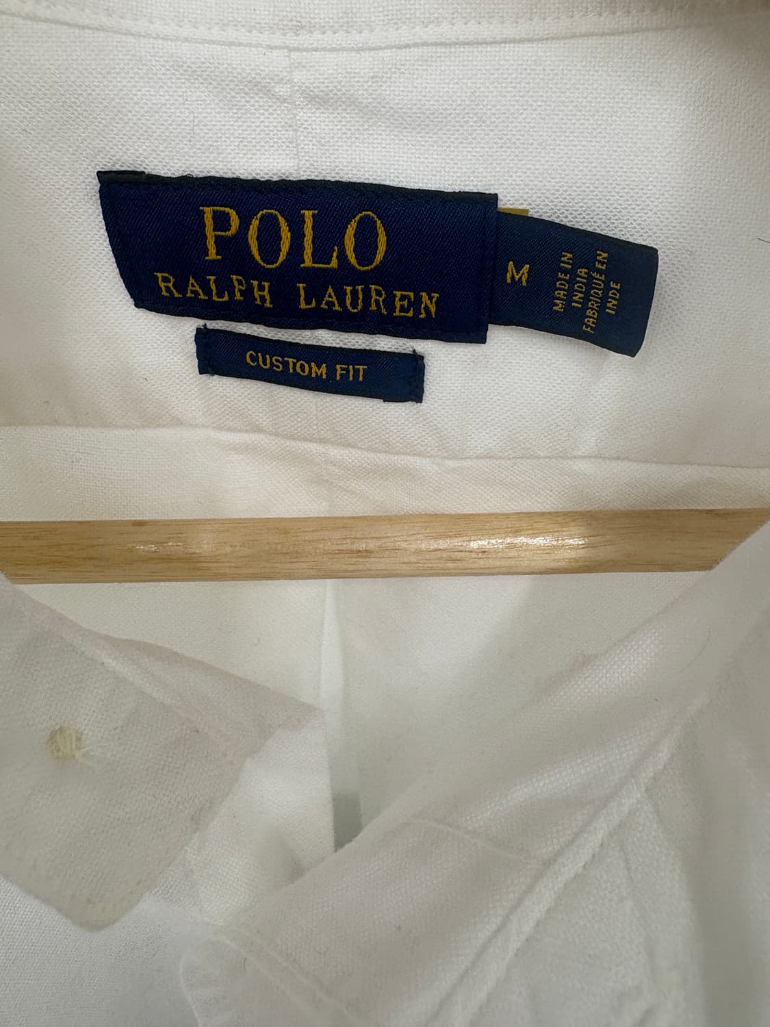 폴로 랄프로렌 화이트 옥스포드 셔츠 (커스텀핏) 상품이미지3