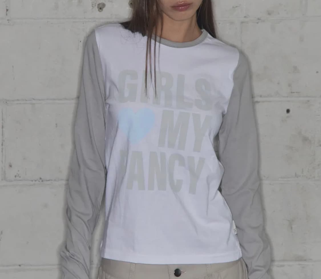 팬시클럽 걸스마이 팬시 롱슬리브 2사이즈  상품이미지1