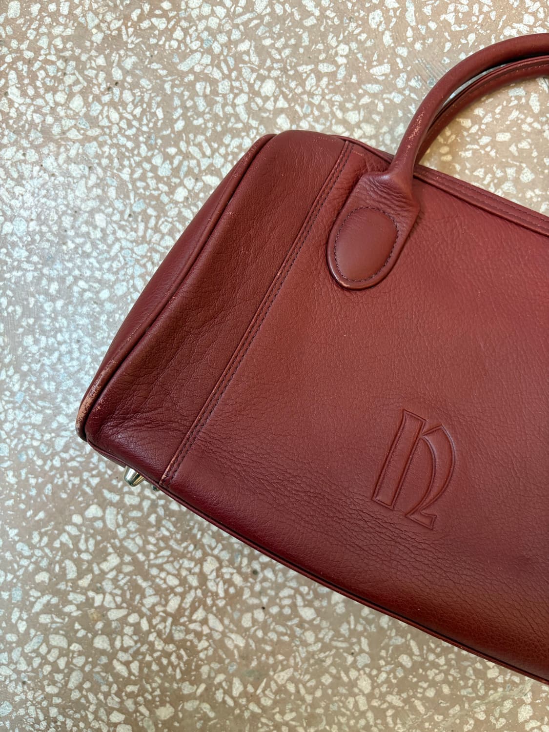 Nakazawa Brick Color Leather Tote Bag 상품이미지2