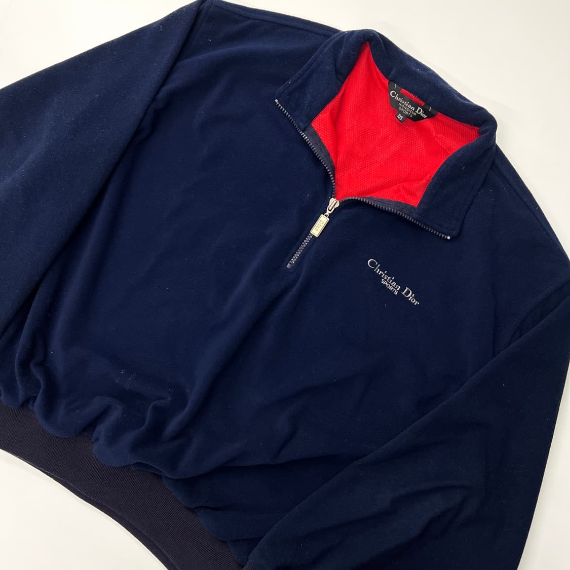 Dior 크리스찬 디올 90’s 무슈오 네이비 은장 로 상품이미지1