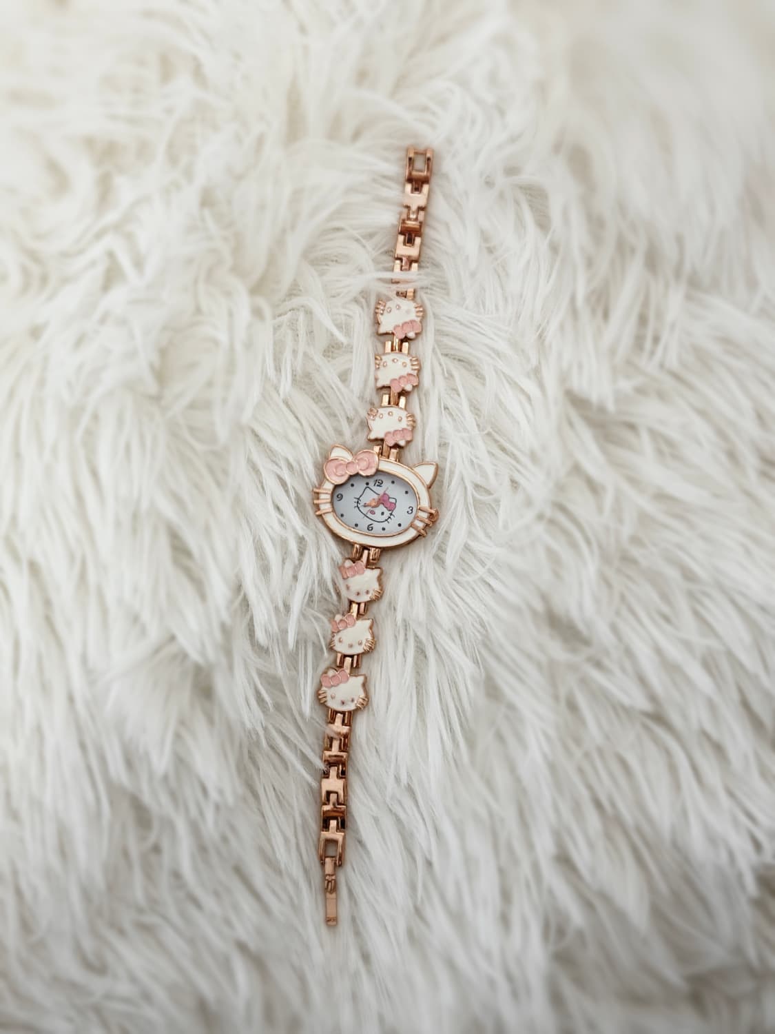 로즈골드 헬로키티 팔찌 손목시계 상품이미지1