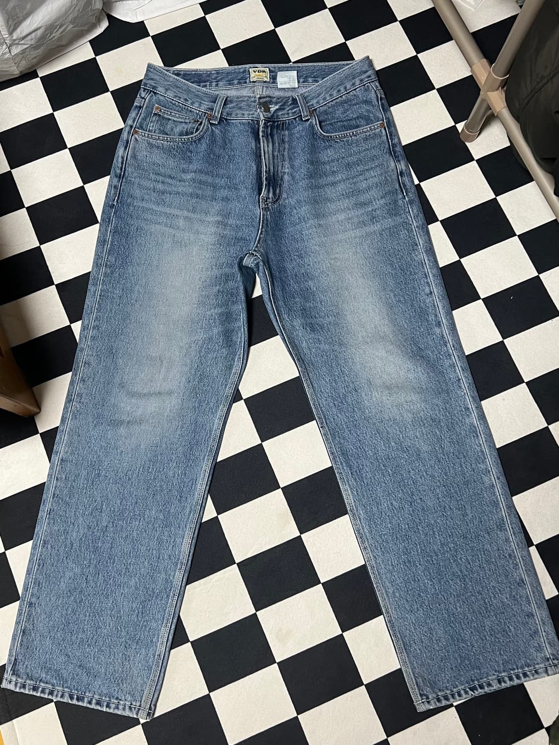 [M] VDR 비디알 215 네이비 데님 팬츠 (클래식 라이트) 청바지 상품이미지2