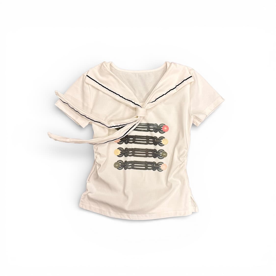 Sailor Collar Printing Top 상품이미지1