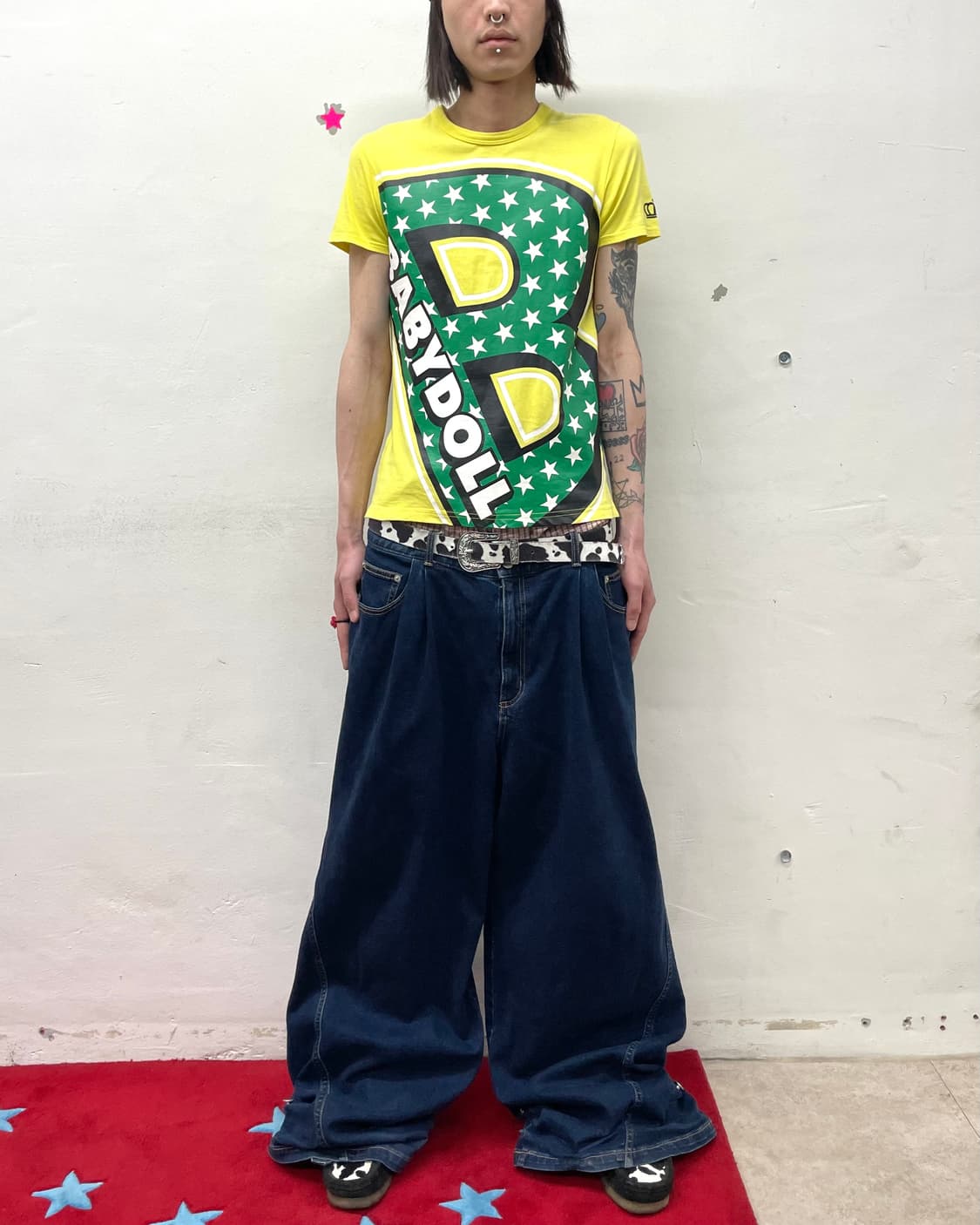 Retro Baby Doll B Star T-shirt  상품이미지3
