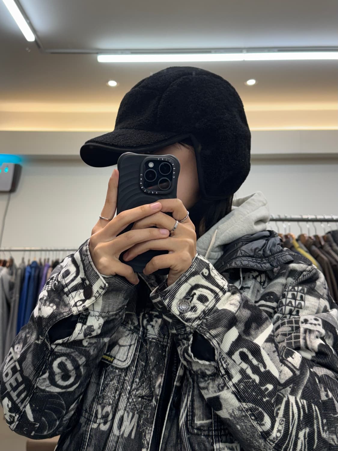 노스페이스 화이트라벨 퍼피 플리스 이어머프 캡 상품이미지3