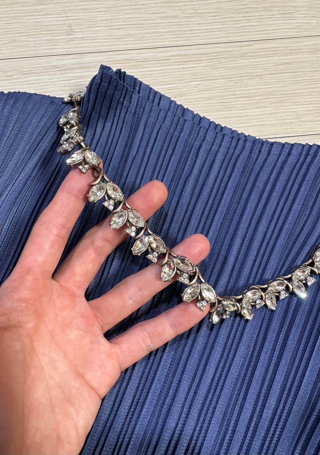 새상품 자라 크리스탈 엔틱 스타일 네크리스 목걸이 타임 오브제 마쥬 마인 상품이미지1