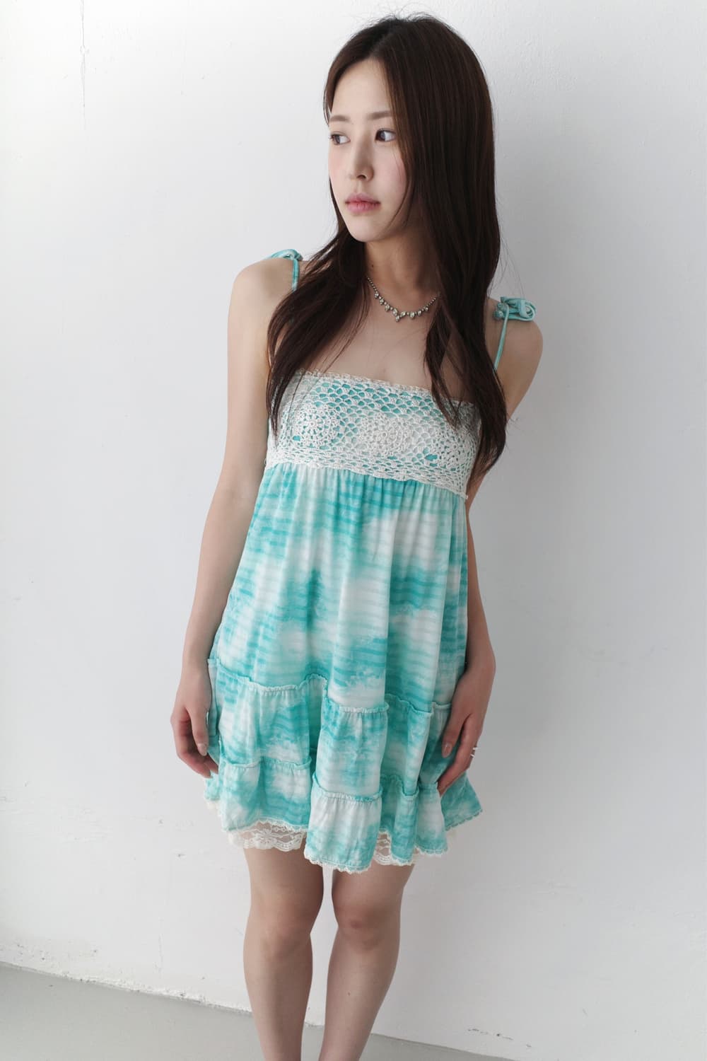 cecil mcbee) lace paint tunic one-piece 상품이미지9