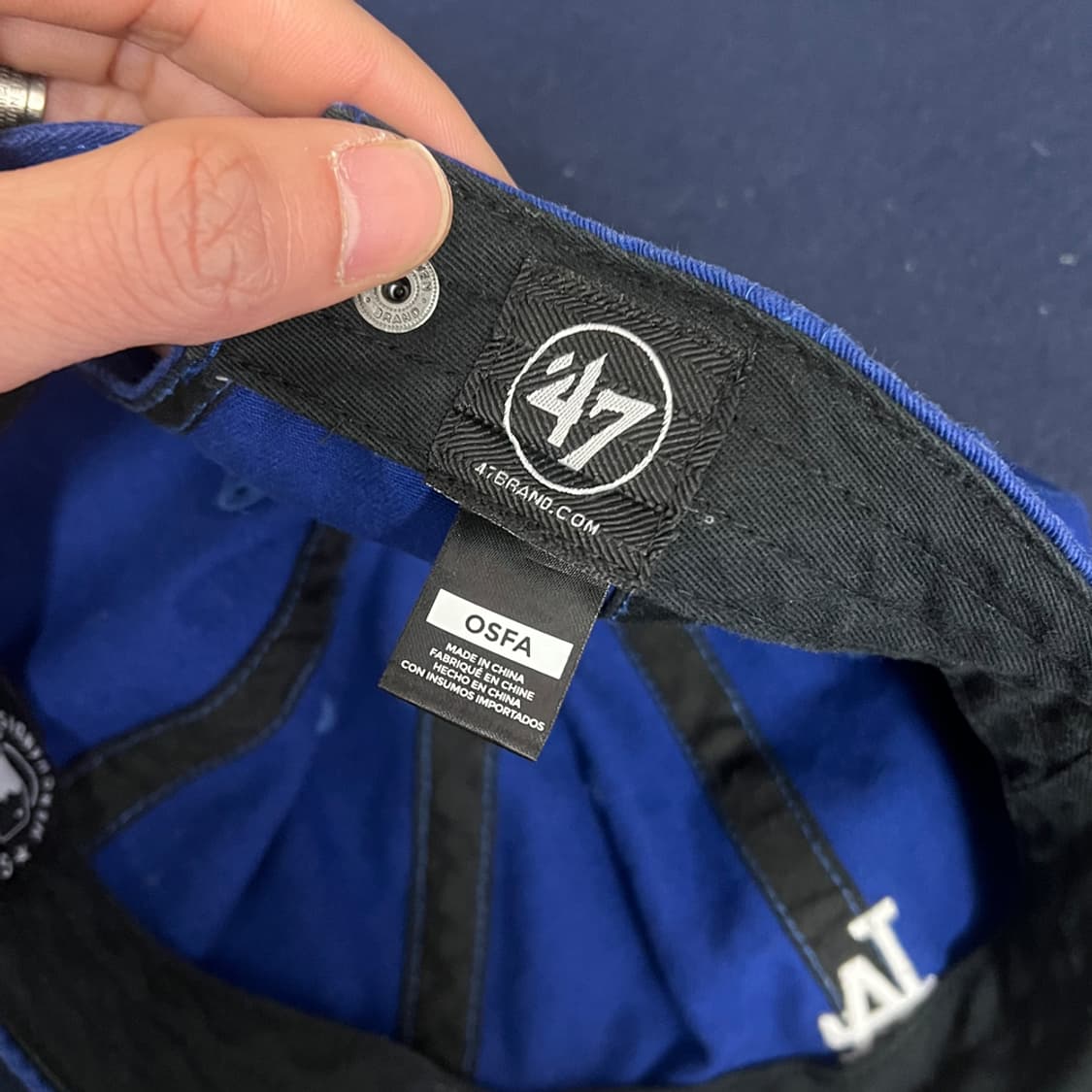 47브랜드 MLB LA다저스 로얄블루 볼캡 모자 상품이미지4