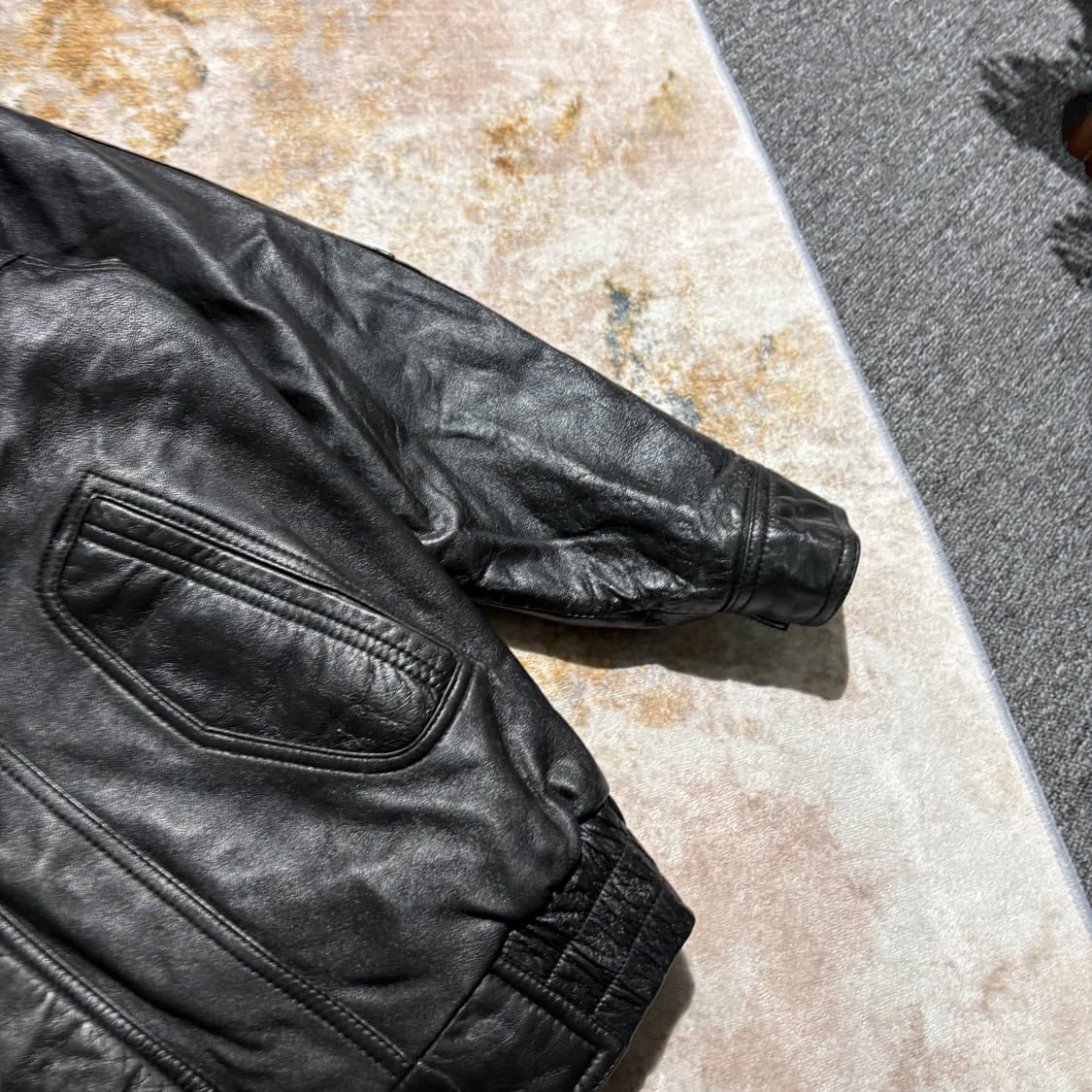 빈티지 양가죽 레더 가죽자켓 상품이미지3