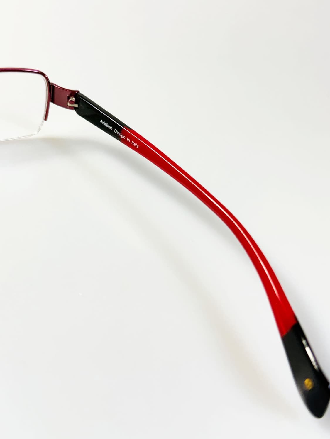 ALDO BRUE 반무테 스퀘어 메탈 프레임 빈티지 안경 상품이미지6