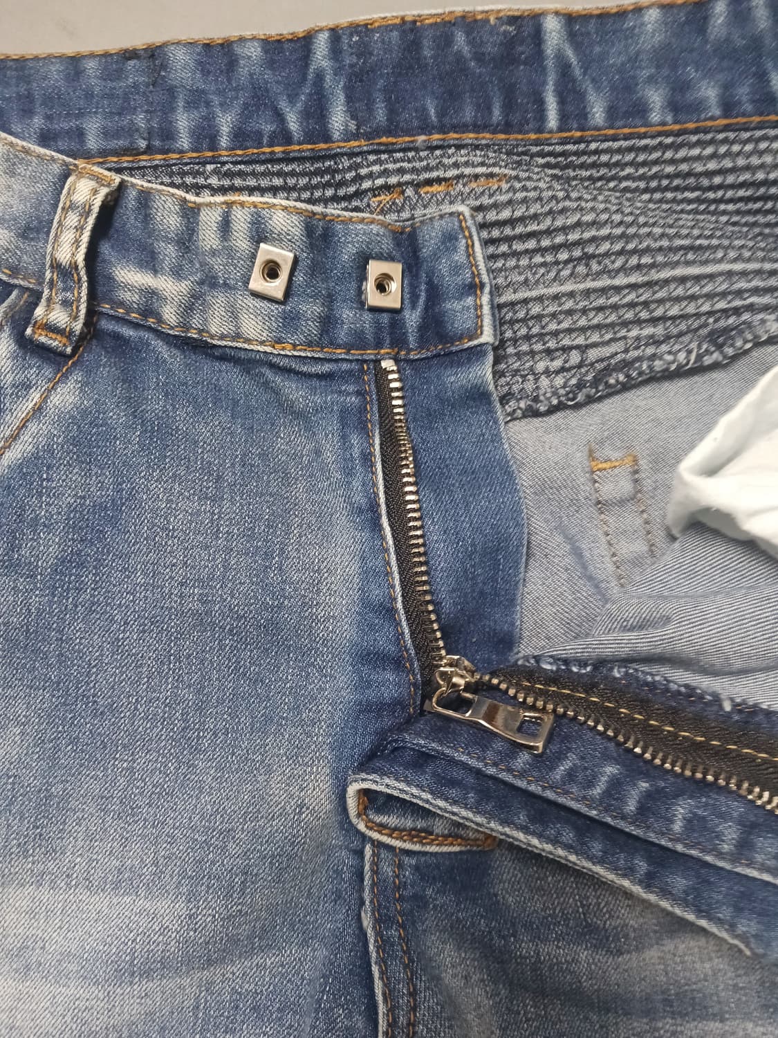 [30] 발망 중청 워싱 바이커진 청바지 상품이미지6