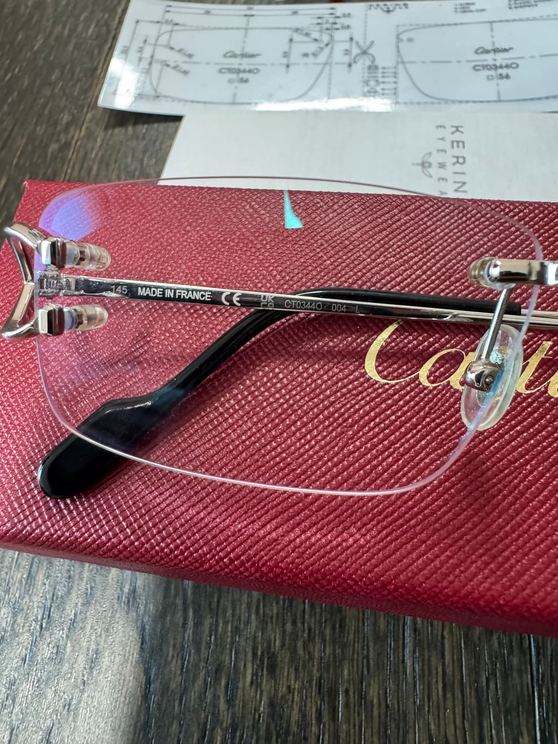 Cartier 까르띠에 무테안경 ct03440 상품이미지5