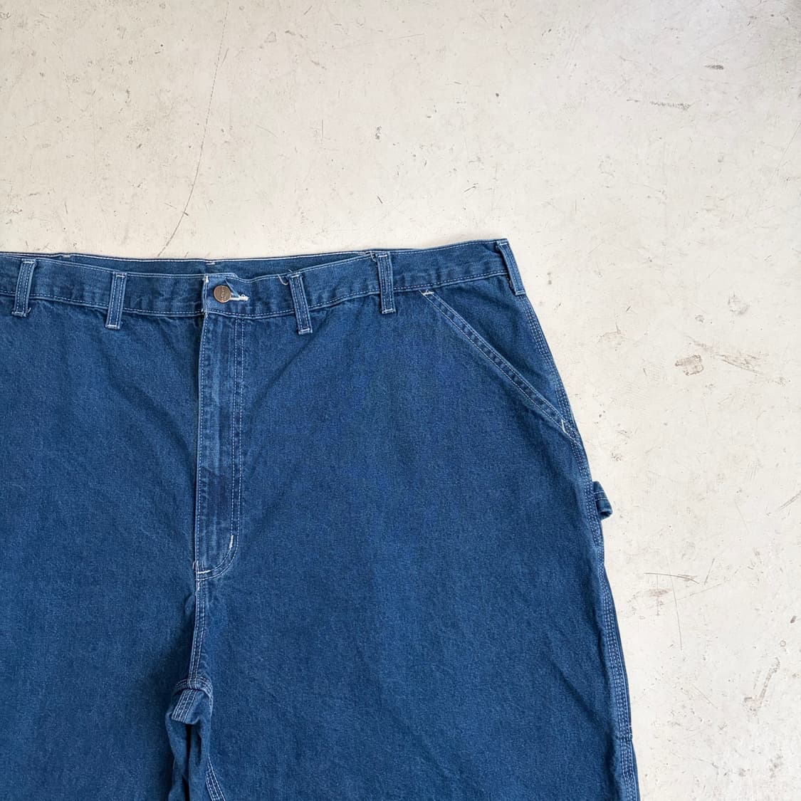 칼하트 빈티지 카펜터 데님 워크 반바지 48 상품이미지4