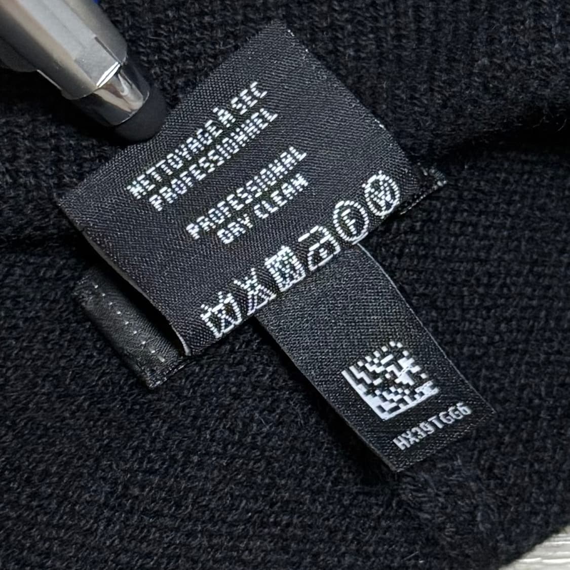 [S+급/OS] 샤넬 CC로고 캐시미어 비니 블랙 상품이미지6