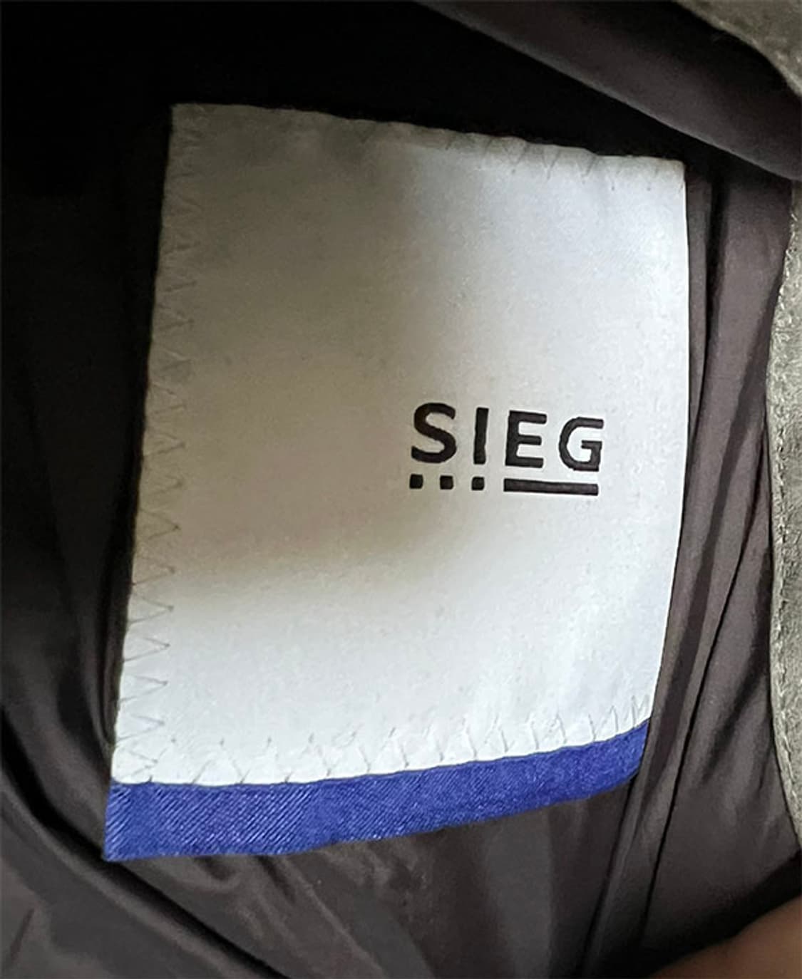 SIEG 지이크 남자 스웨이드 구스다운 패딩점퍼 새상품 L 100 상품이미지3