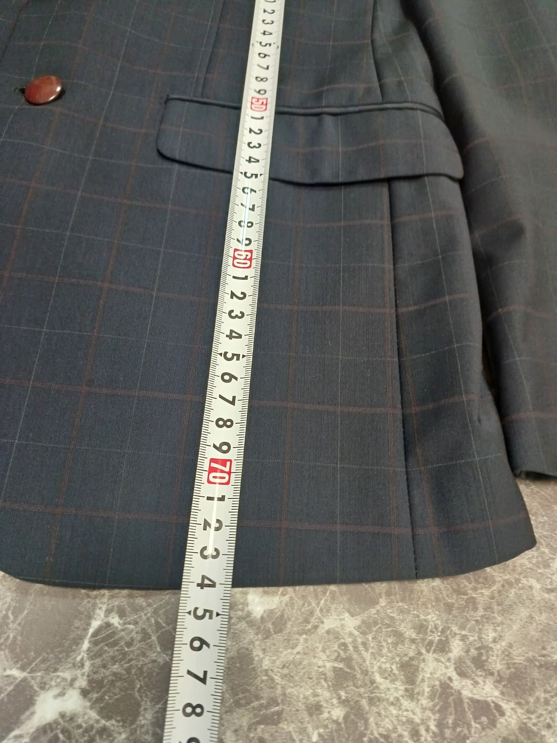 커스텀멜로우(customellow) 체크 자켓 M 상품이미지9