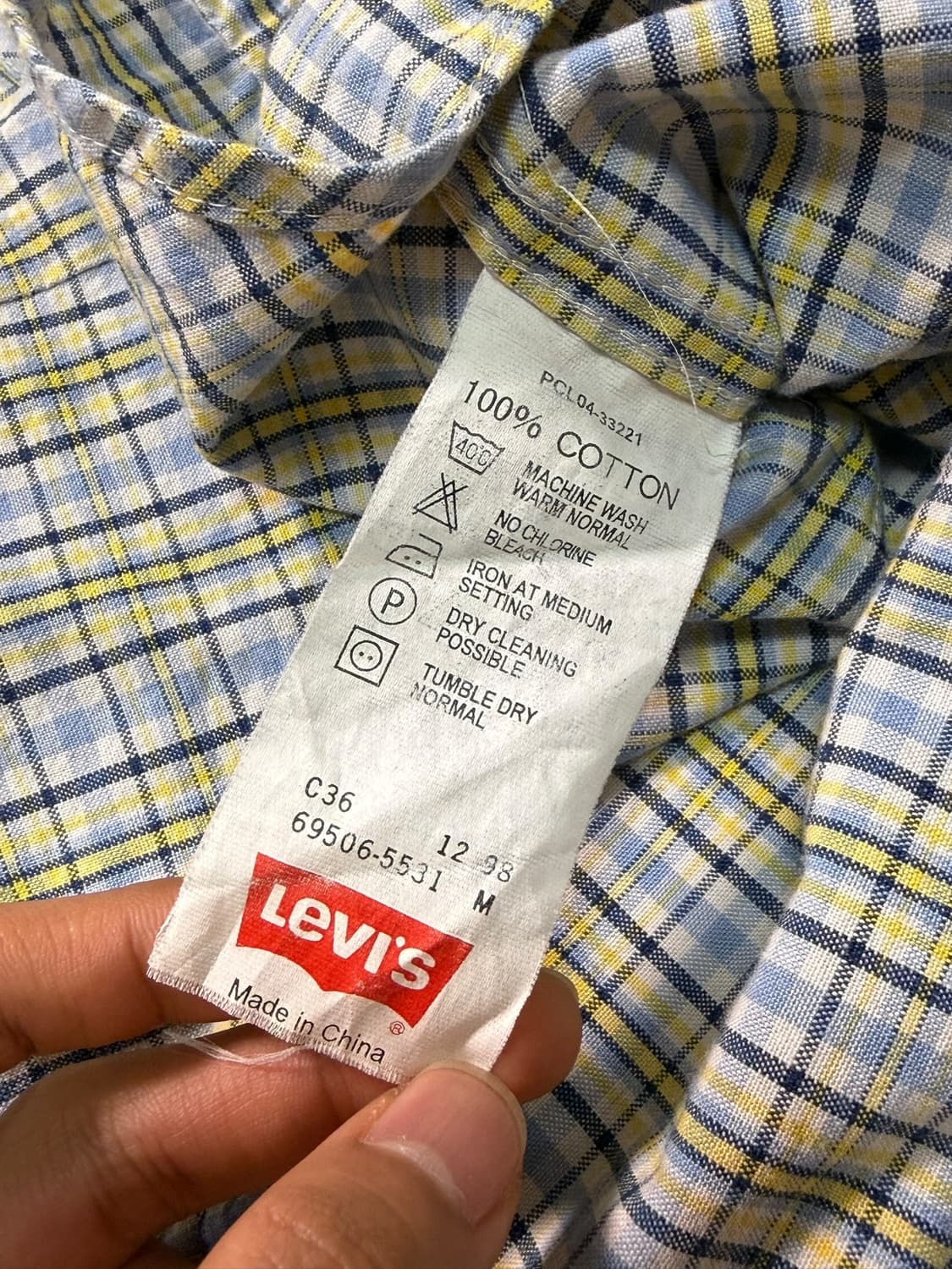 Levi's 리바이스 체크 반팔 셔츠 상품이미지6